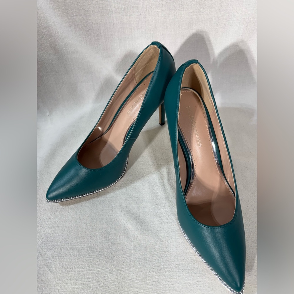 Bcbgeneration Elegant Teal Closed Toe Stiletto Pu… - image 3